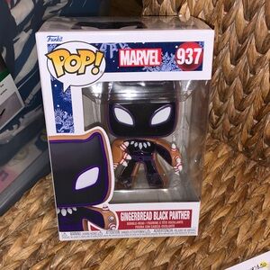 New Marvel Gingerbread Black Panther Funko Pop